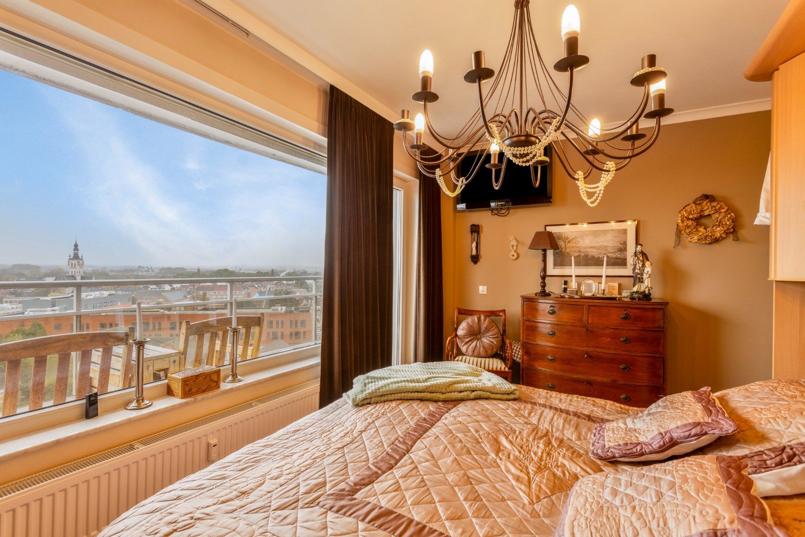 Appartement met 2 slaapkamers en met panoramisch zicht foto 15