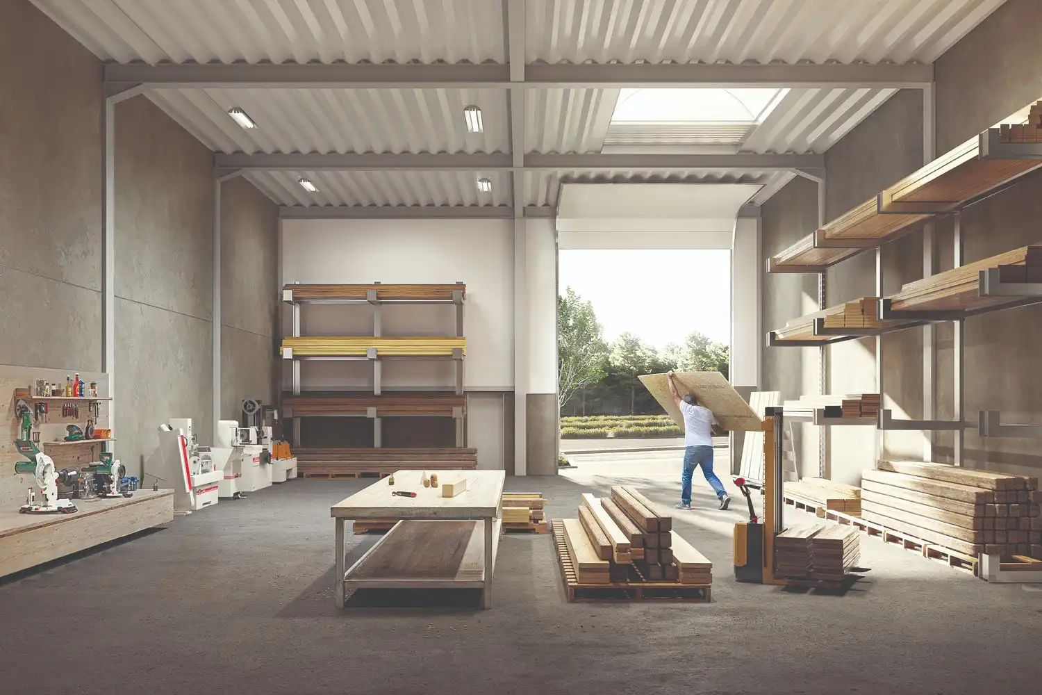 bedrijfshal +/- 966 m² foto 6