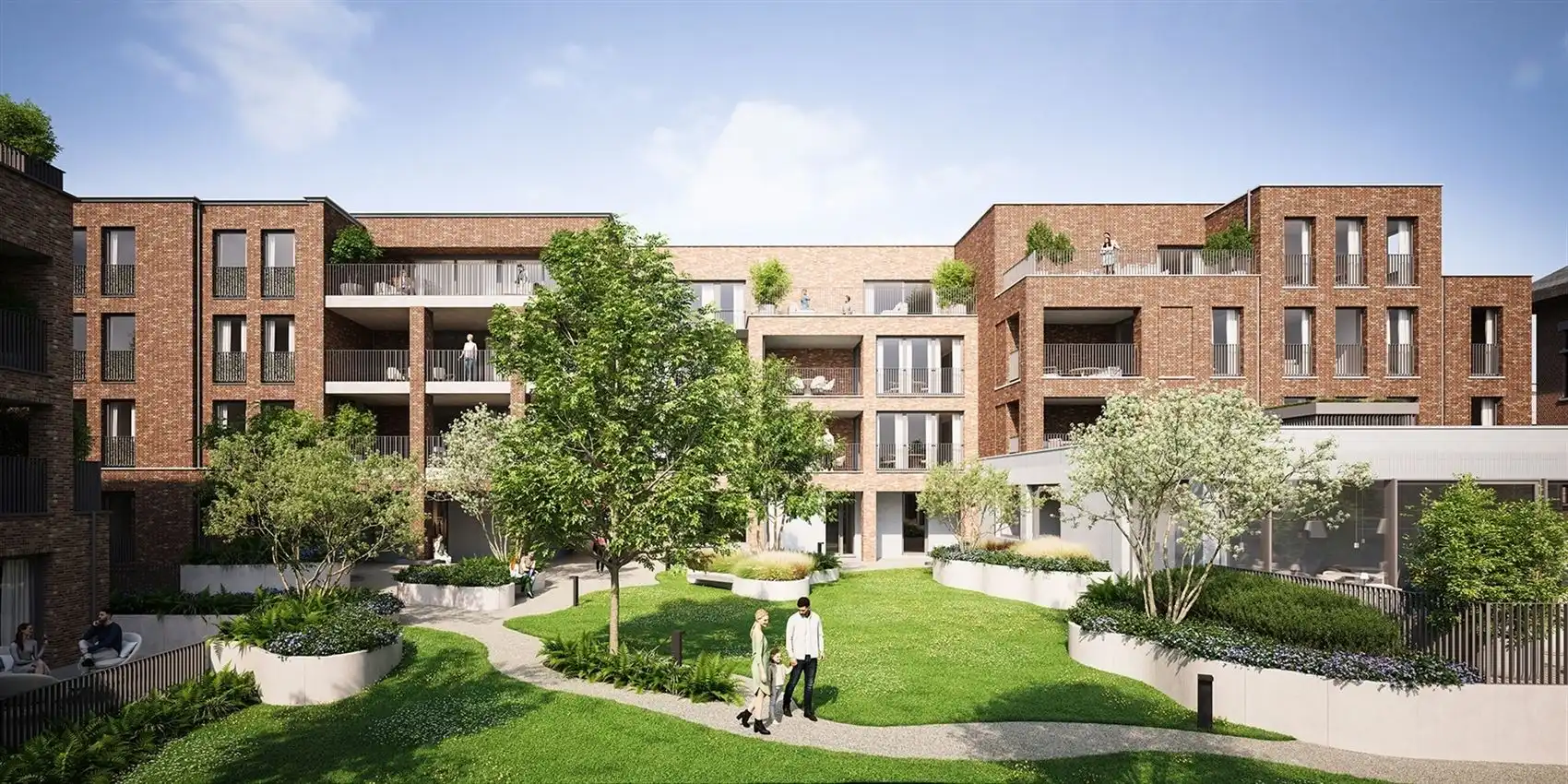 Riant 2 slk appartement 110m² met overdekt terras foto 17