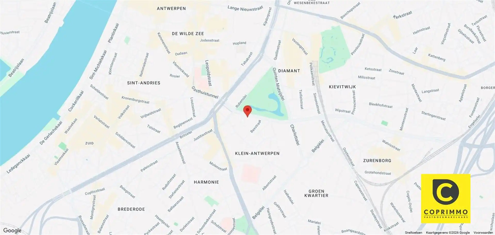 Ruim en instapklaar 1 à 2 slpk app aan 't Stadspark! foto 11