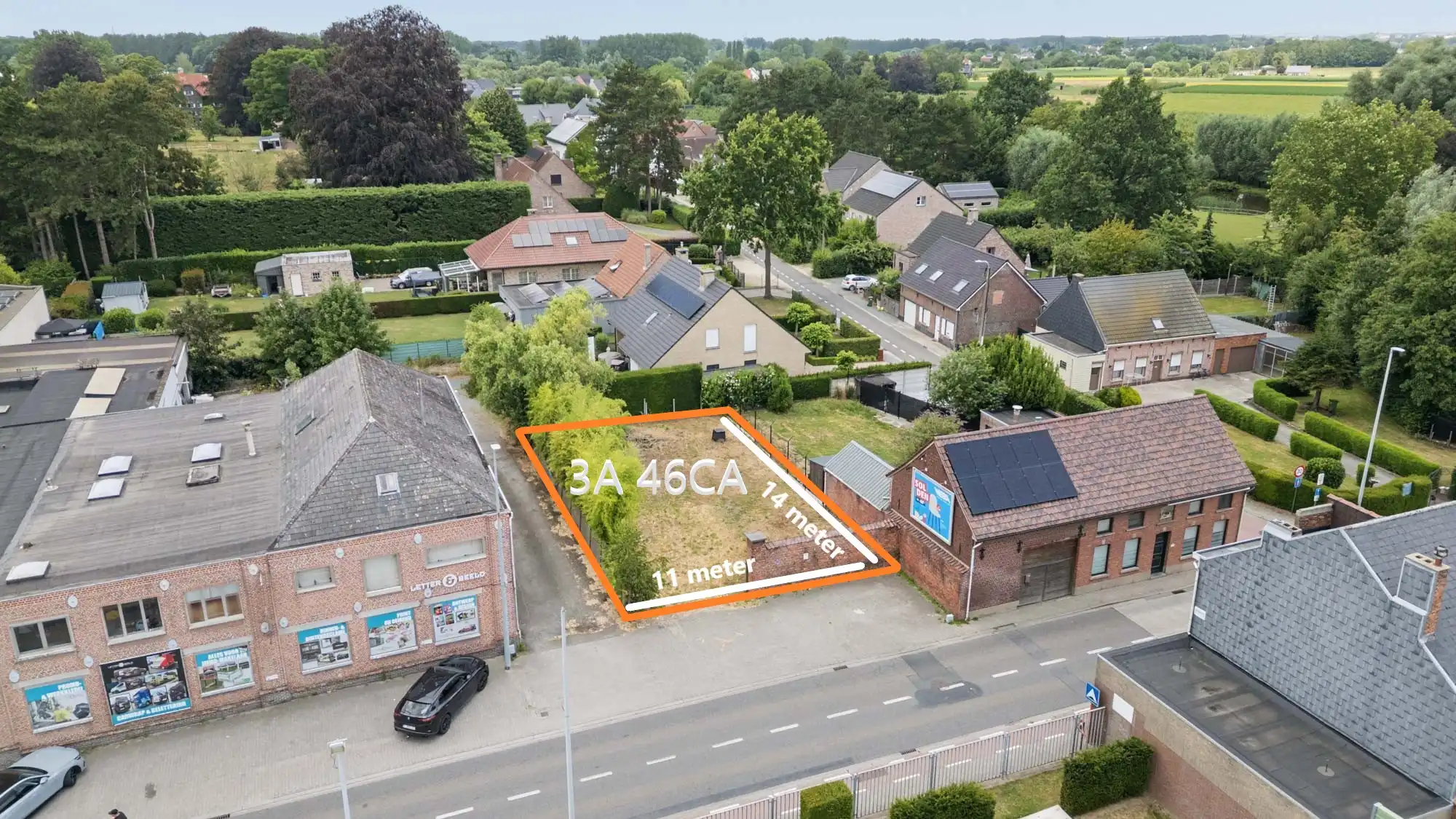 Bouwgrond voor halfopen bebouwing op 3a46ca foto {{pictureIndex}}