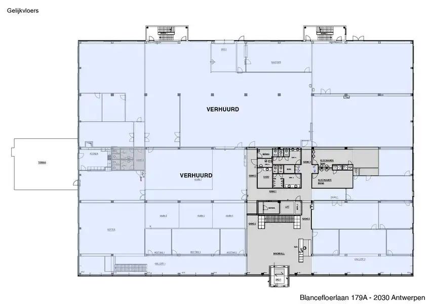 Kantoren te huur in KMO-park op Linkeroever in Antwerpen foto 21