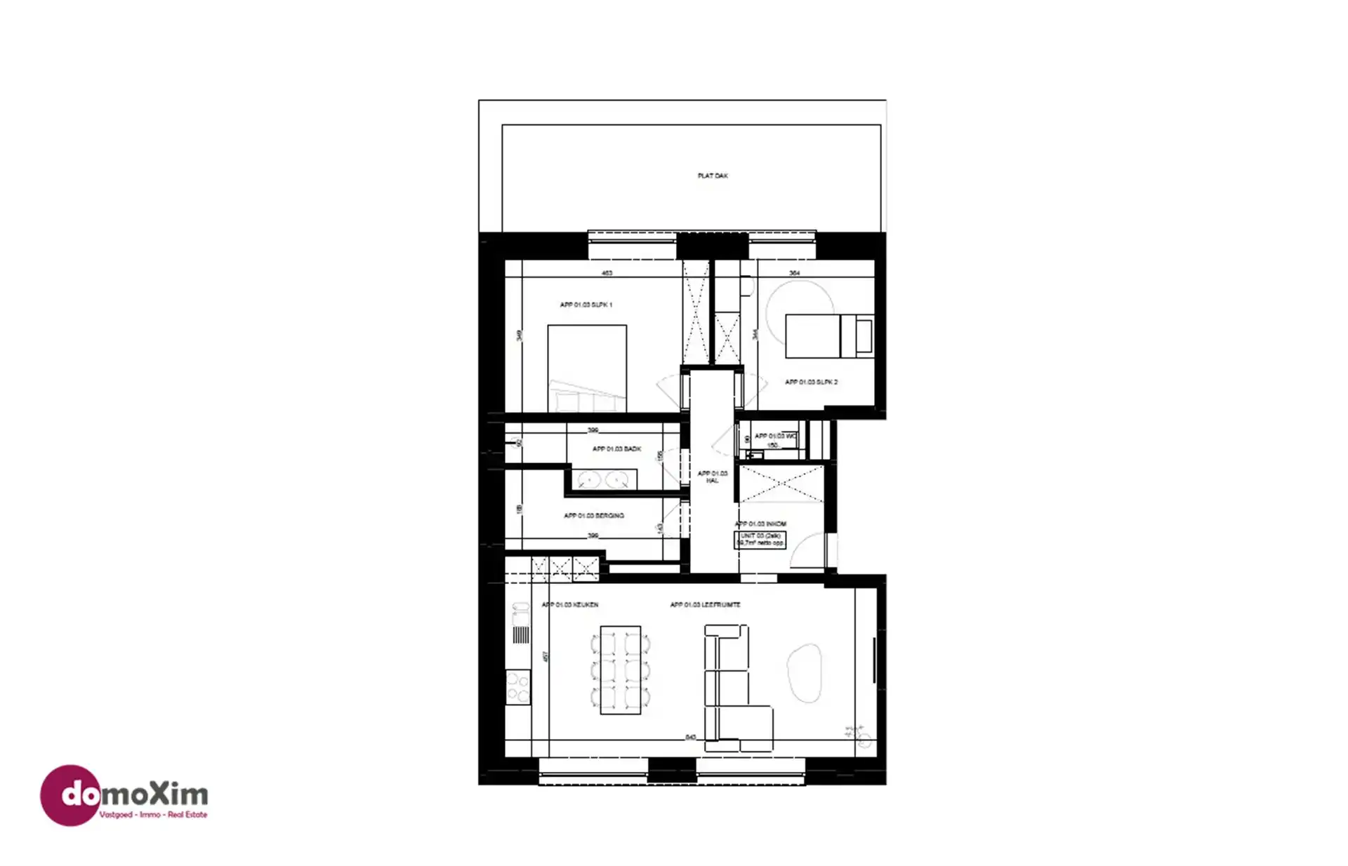 Appartement met 2 slaapkamers & parkeerplaats in Hever foto 6