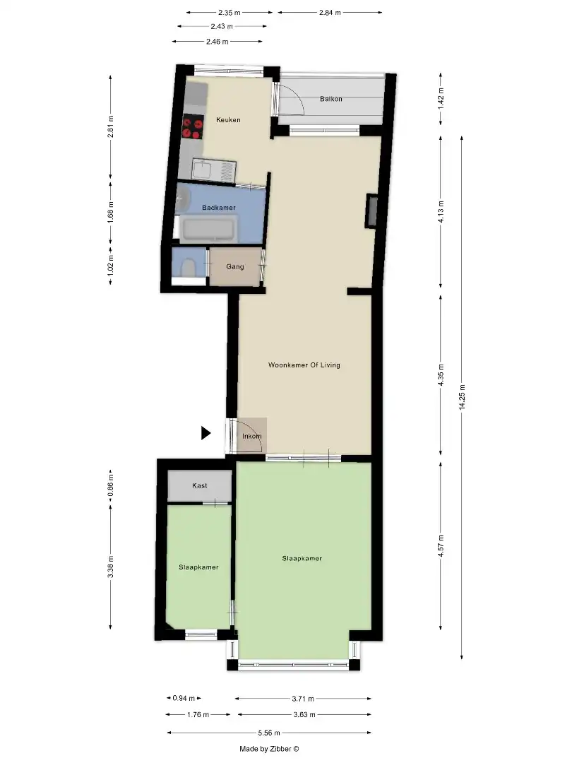 Super gelegen opbrengsteigendom bestaande uit 3 appartementen met tuin in het centrum van Tienen, EPC label C foto 45