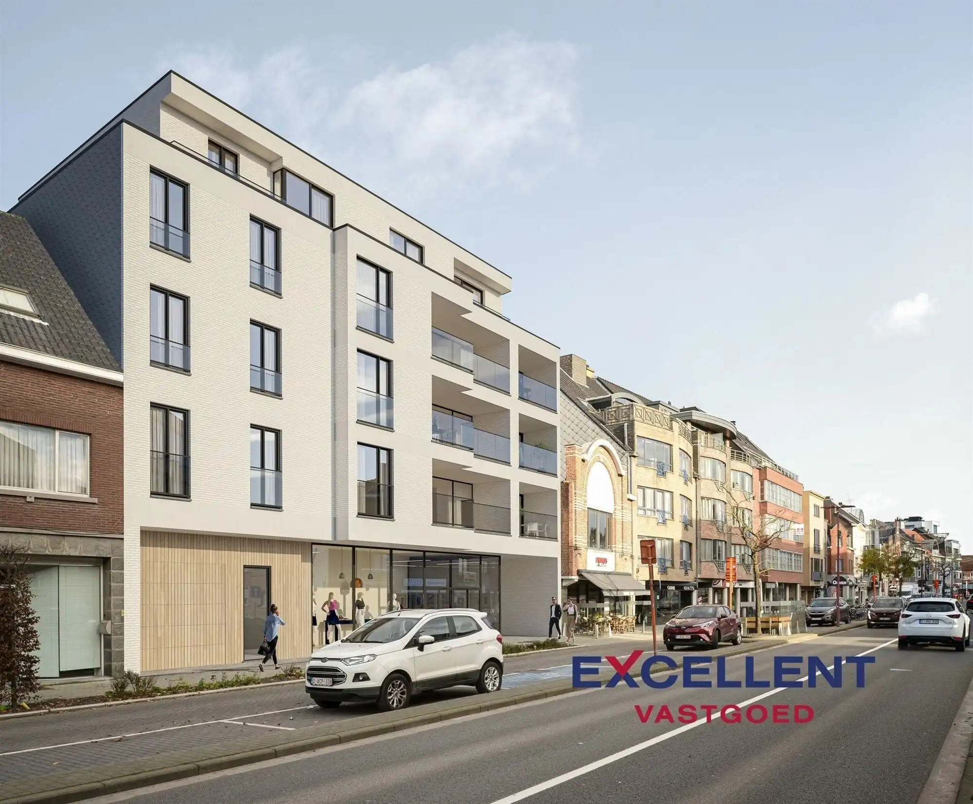 Nieuwbouwappartement met 2 slaapkamers en terras met zicht op de Oude Leiearm in Residentie Leieoever foto 4