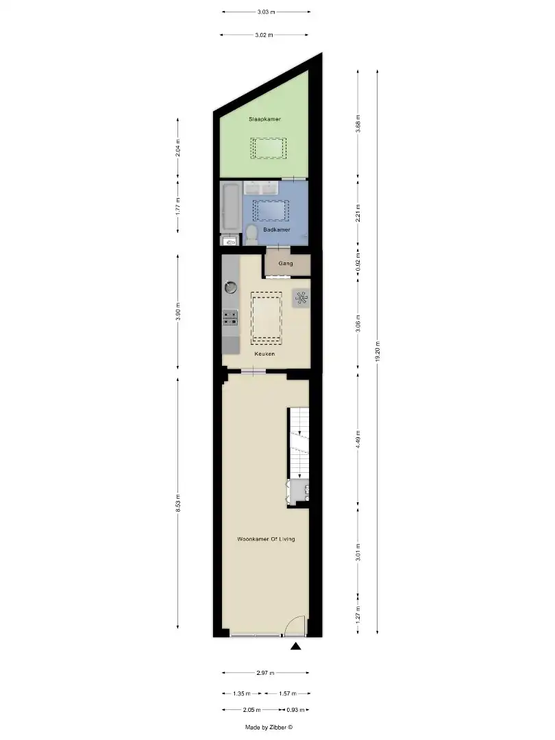Woning met 3 slaapkamers en bureau in Kessel-Lo! - EPC 512 kWh/m² - bewoonbare opp. 103 m² foto 22