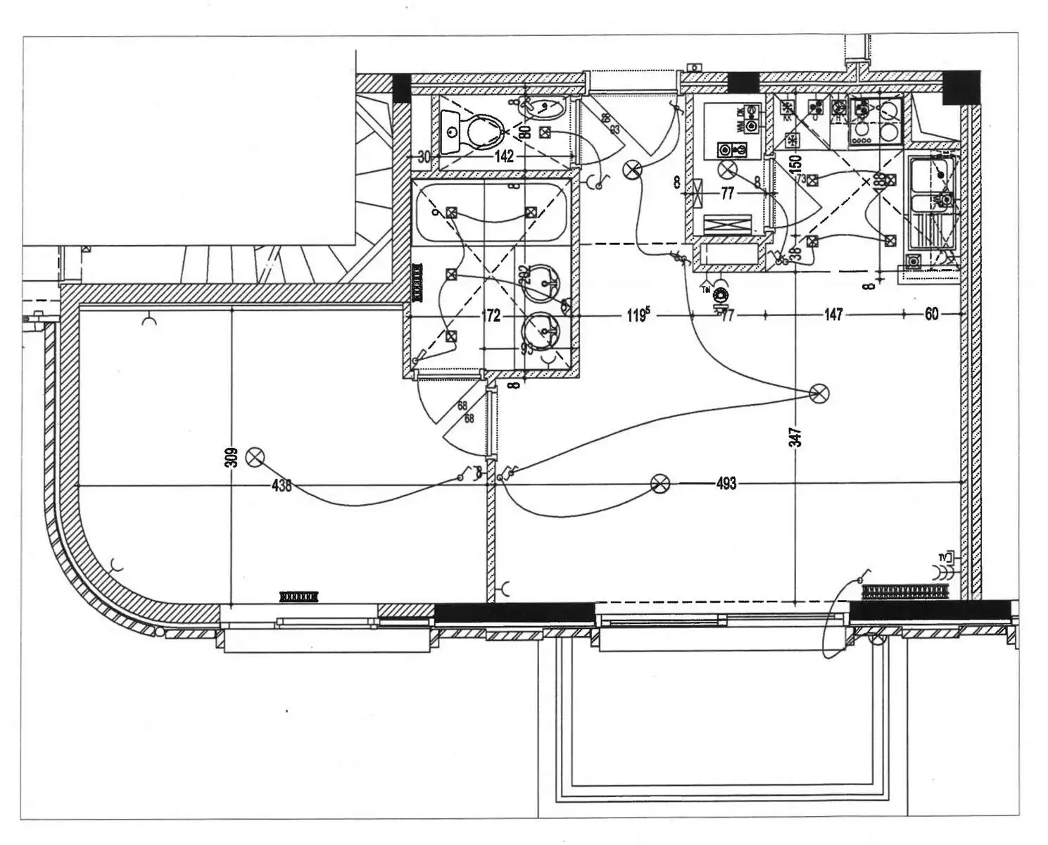 LICHTRIJK - Geronoveerd 1 slpk. appartement met terras foto 7