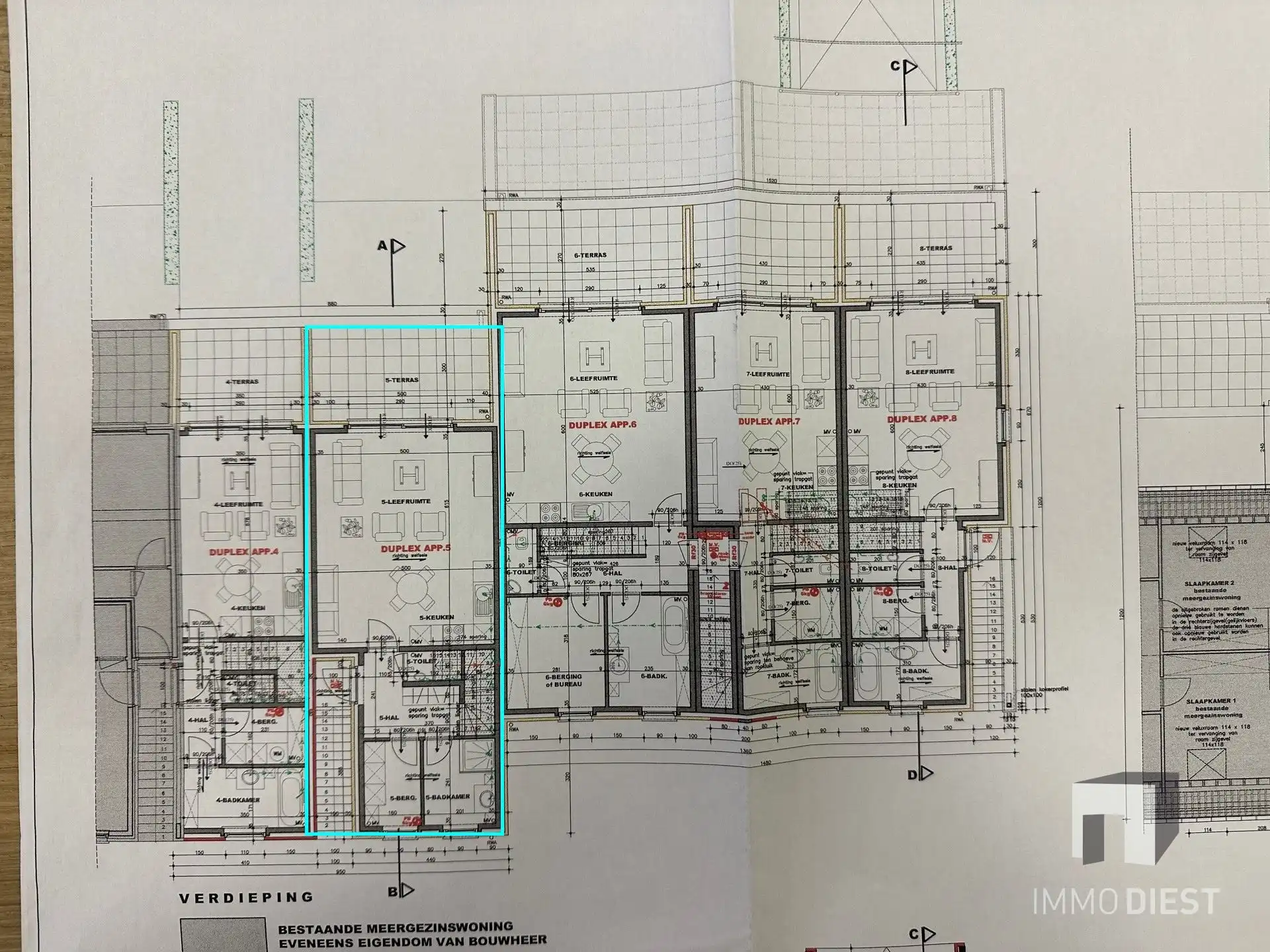 Ruim en energiezuinig duplexappartement (105 m²) met zonnig terras in Schaffen foto 32