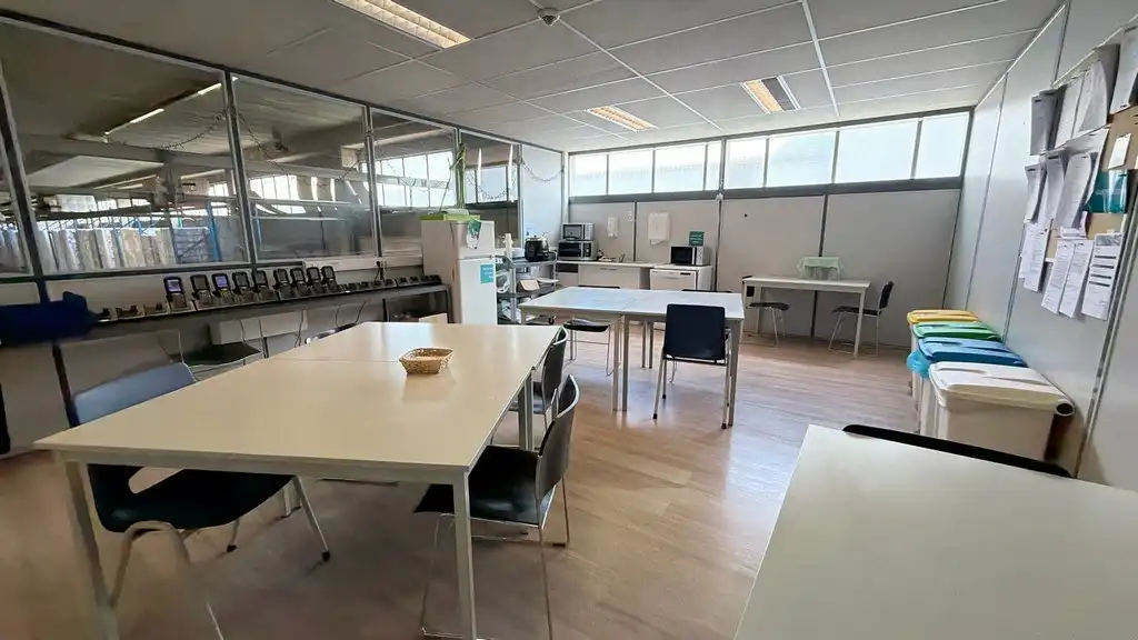Magazijn met loskades en kantoren te huur vlakbij de haven van Antwerpen foto 14