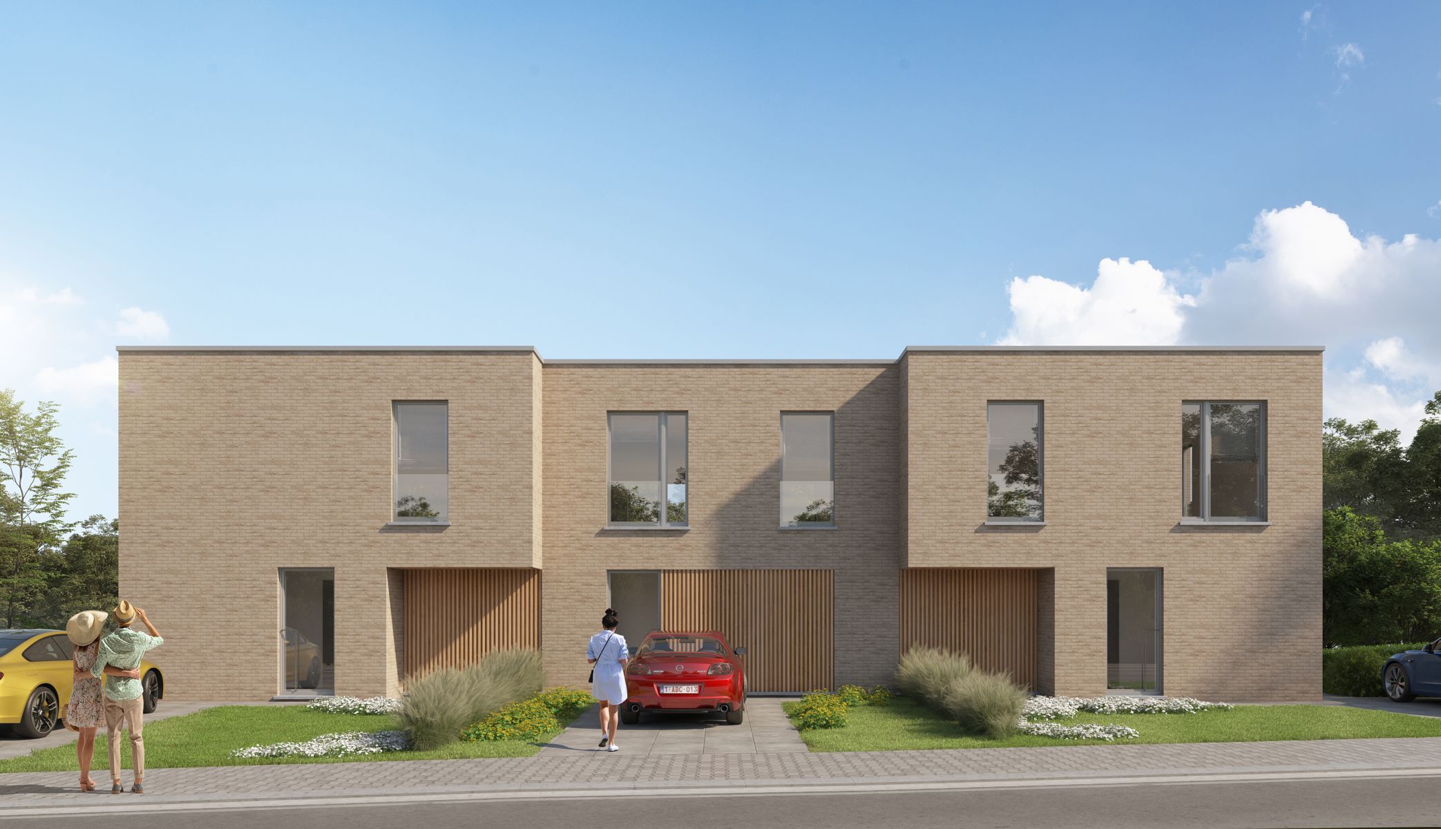 Moderne nieuwbouwwoningen foto {{pictureIndex}}