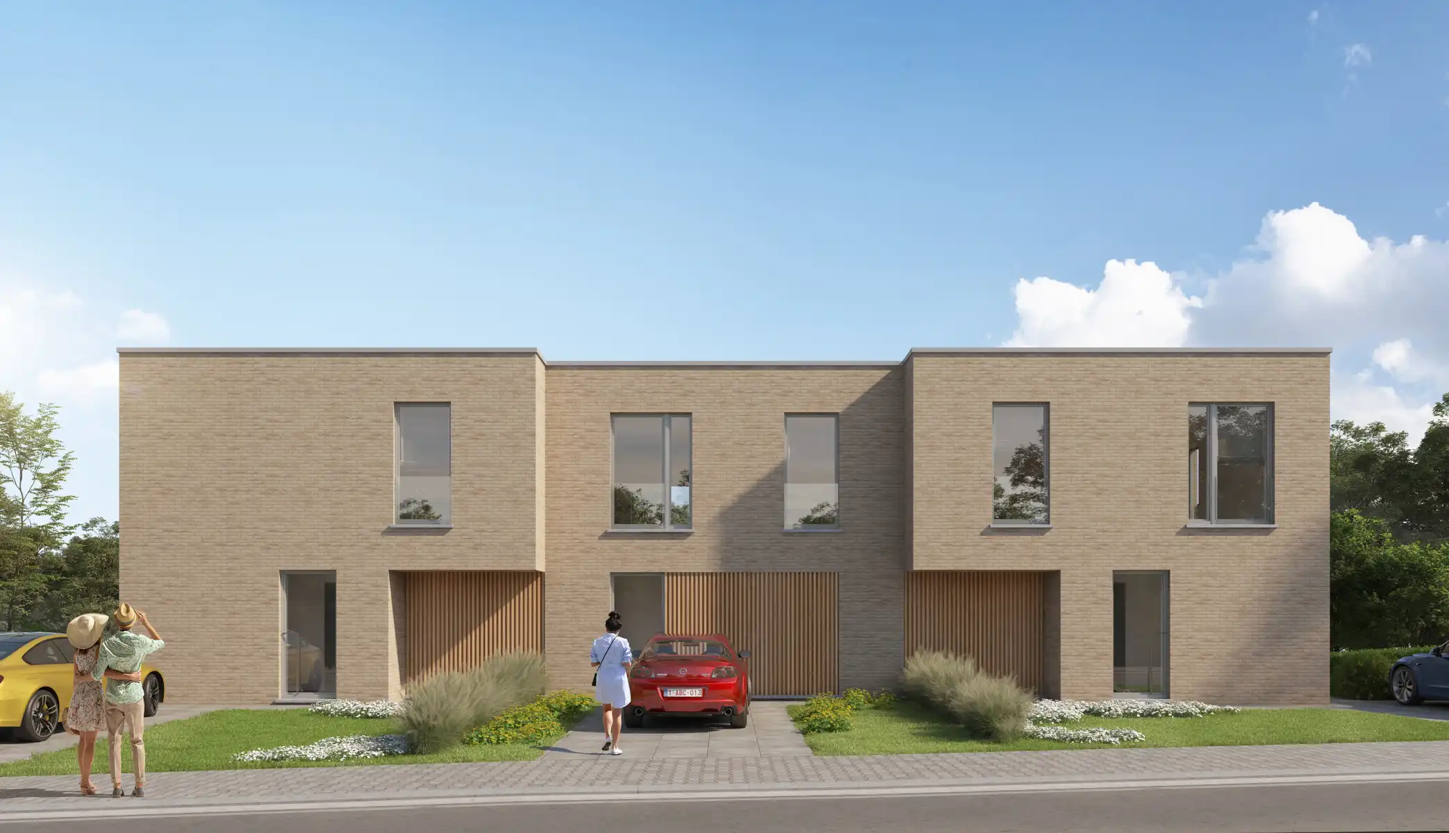 Moderne nieuwbouwwoningen foto {{pictureIndex}}