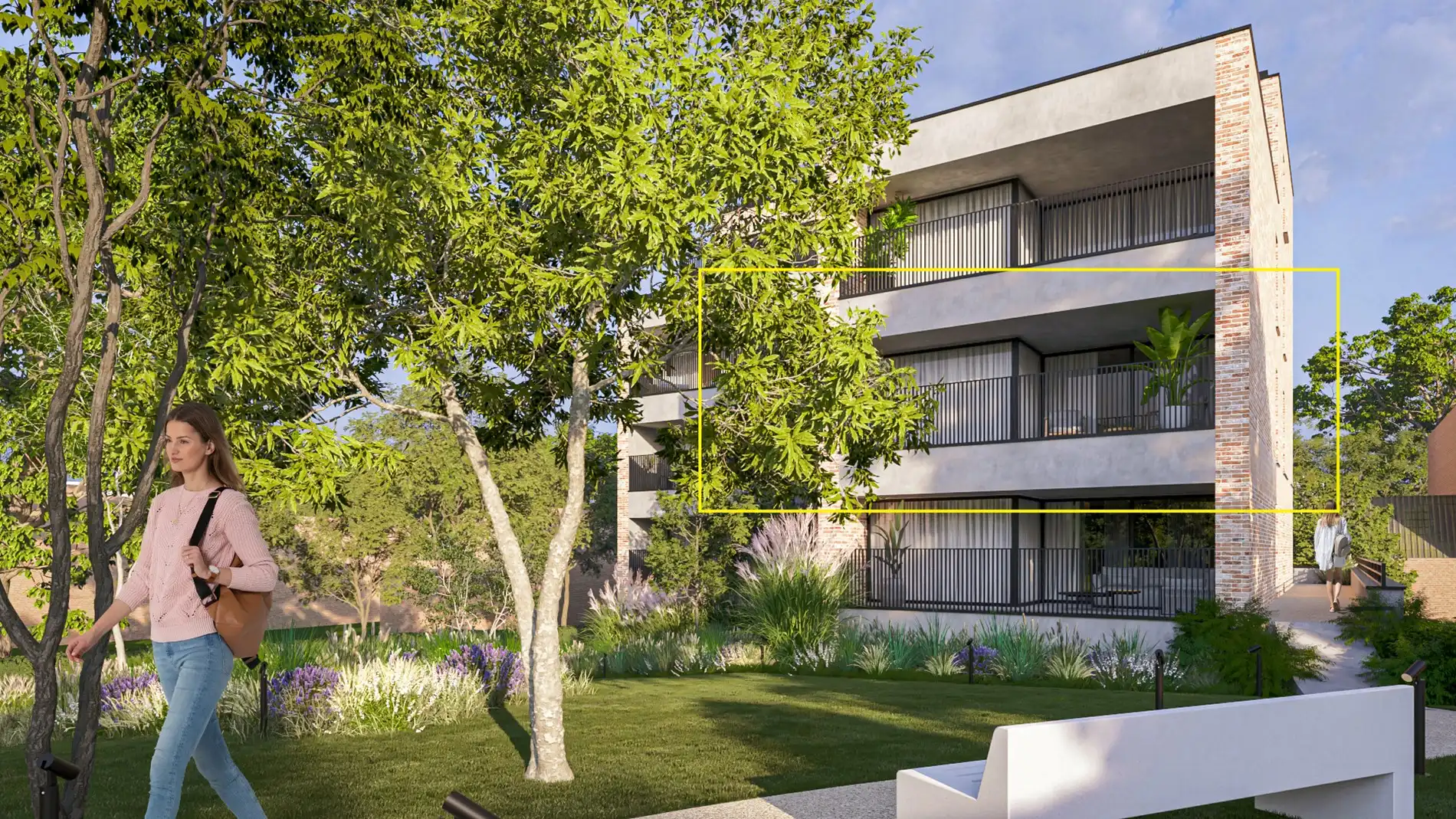 Nieuwbouwappartement op de 2de verdieping met 2 slaapkamers en ruim terras uitgevend op het groene Mottepark, in res. De Motte, vlakbij het centrum van Hoeselt foto 5