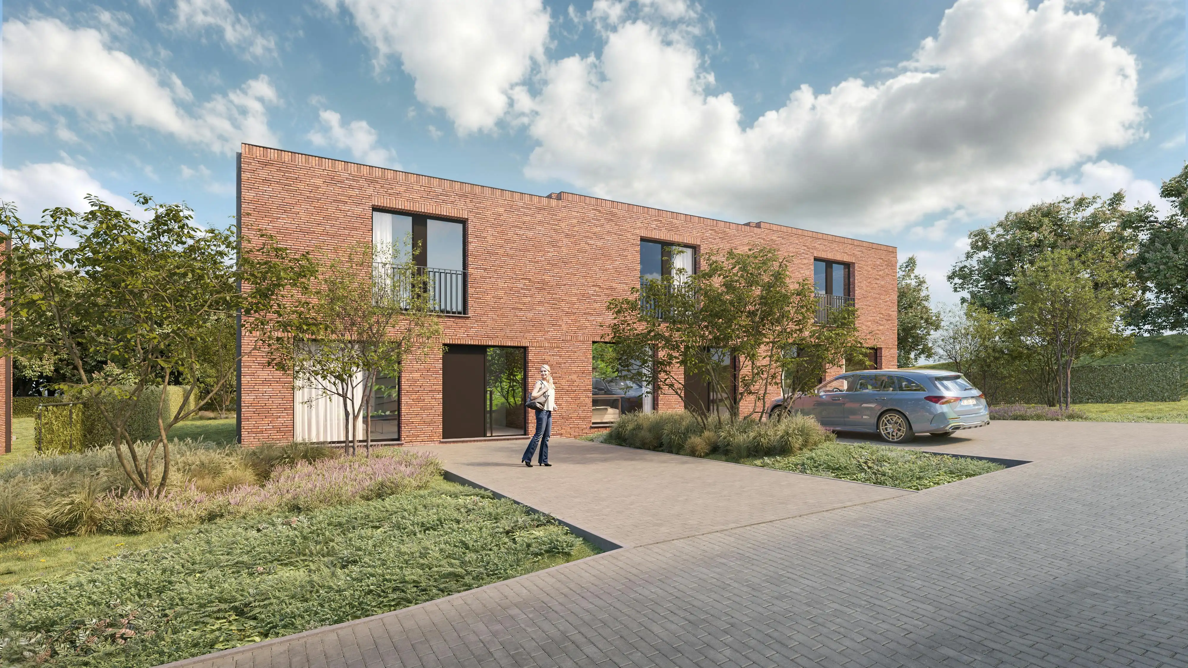 Halfopen nieuwbouwwoning in een rustige omgeving te Grimbergen  foto 4