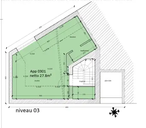 Opbrengsteigendom met 4 studio's centrum Gent foto 36