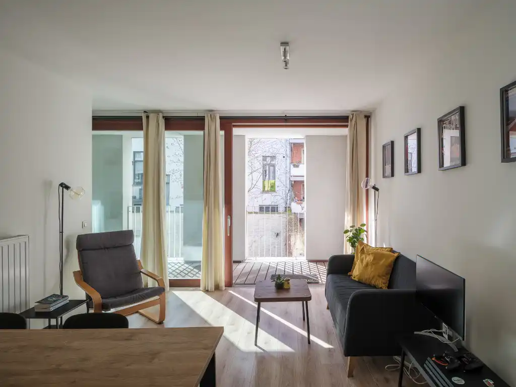 Centrum Gent – 2-slaapkamerappartement met terras (12 m²) nabij Portus Ganda (EPC B) foto {{pictureIndex}}