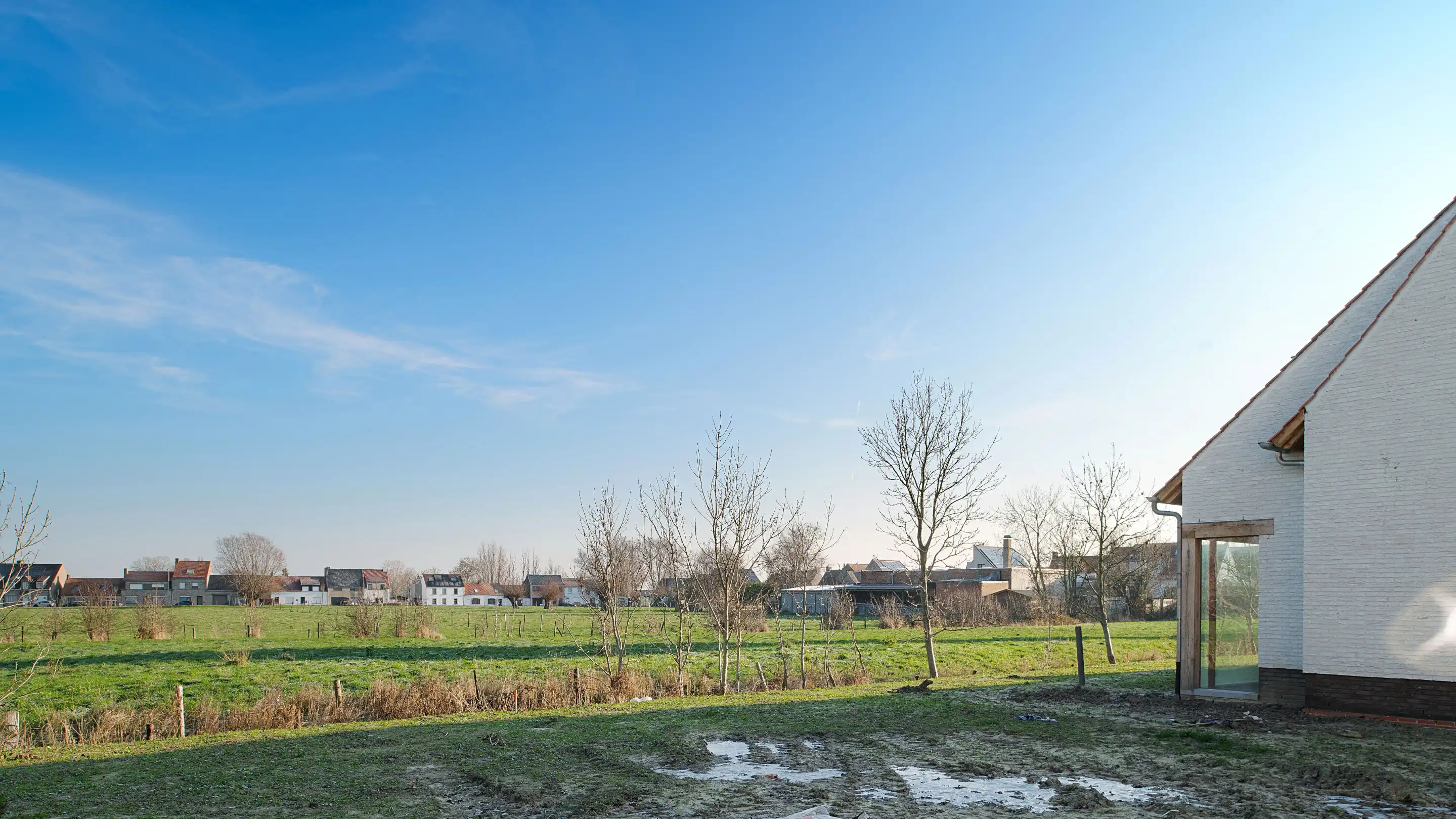 Nieuwbouw casco woning rustig gelegen te Lapscheure. foto 5