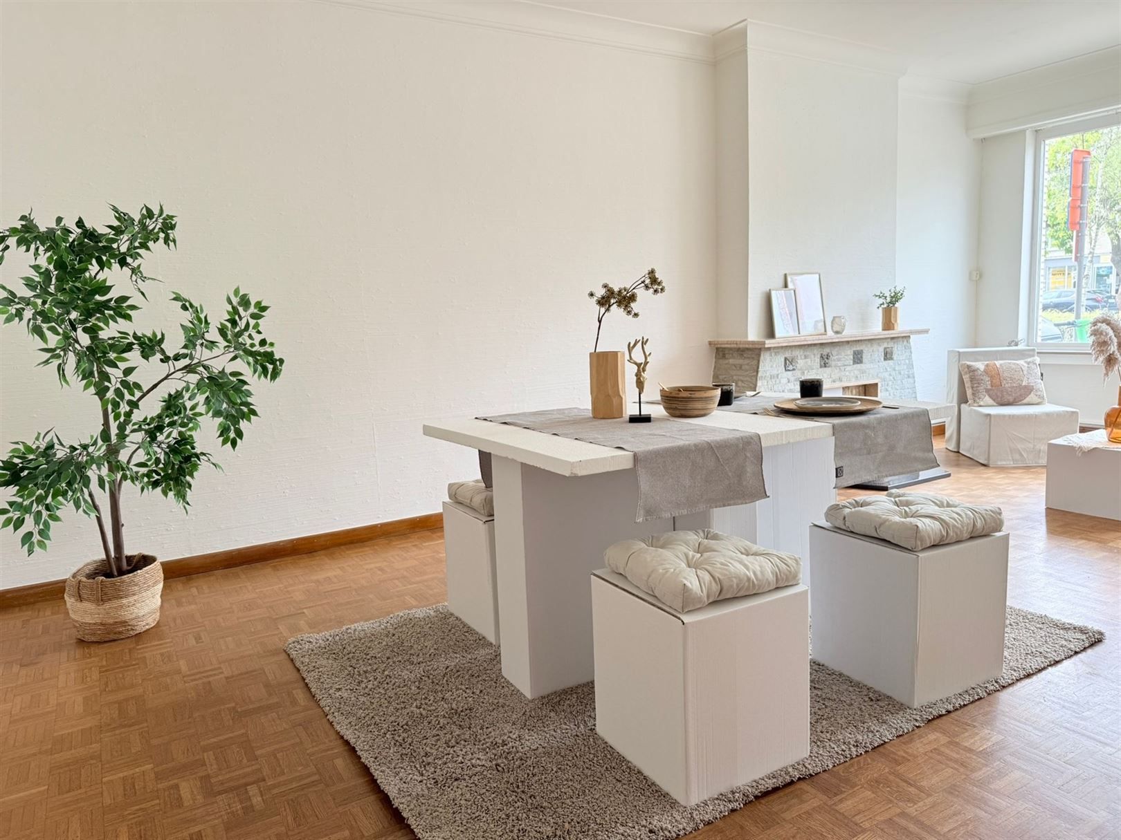 Gelijkvloersappartement met grote tuin op Linkeroever foto 3