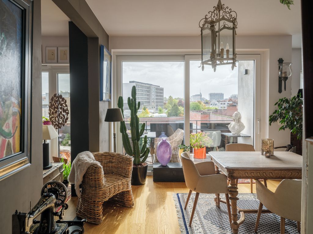 Ruim en instapklaar stadsappartement (163 m²) met zonnige terrassen nabij de Coupure foto 5