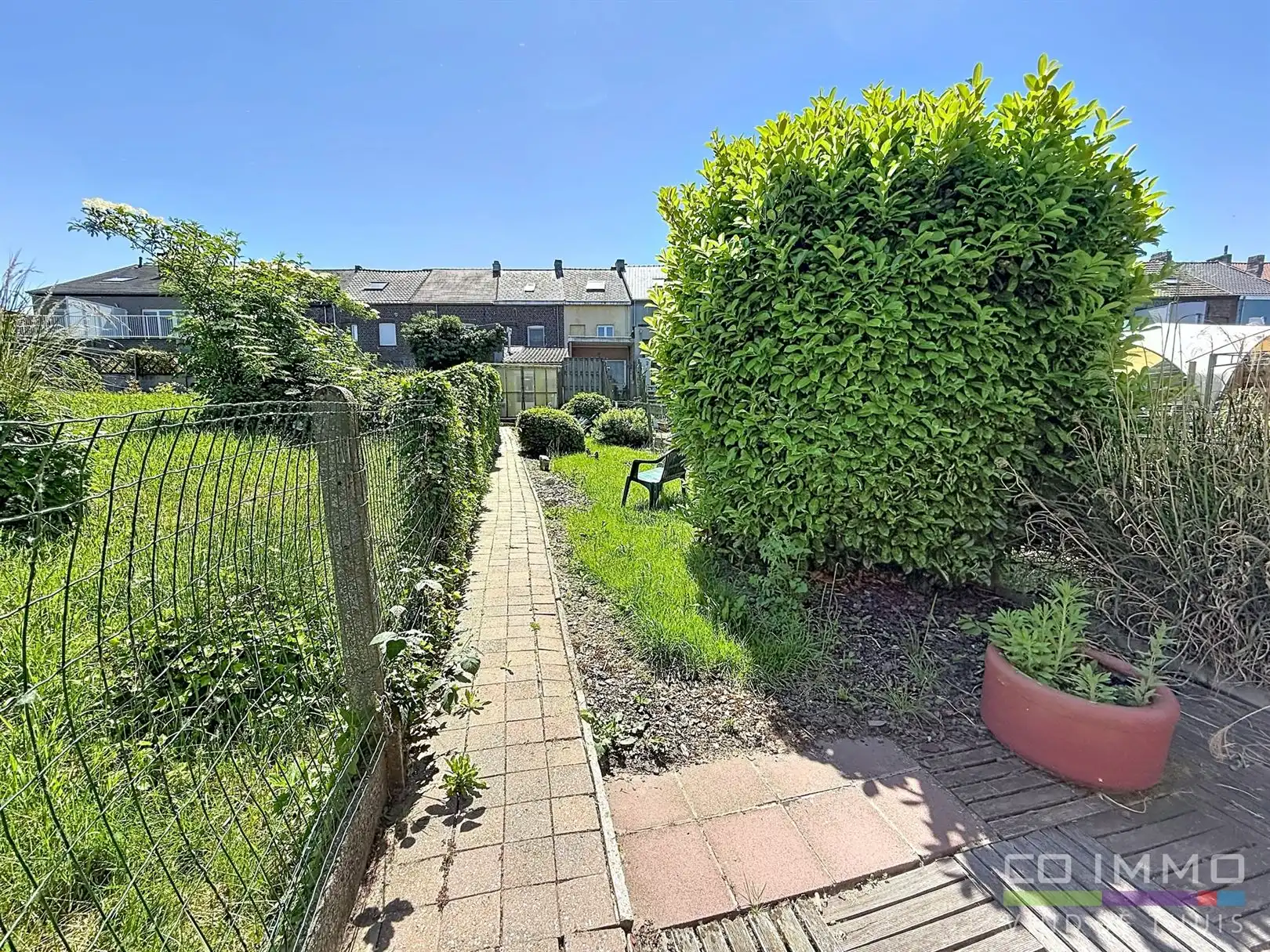 Rijwoning, verder te renoveren, tuin, opp 3a 74ca foto 4