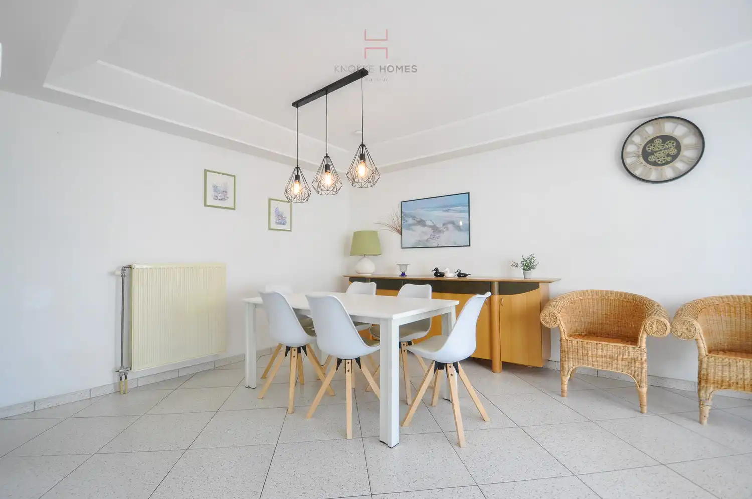 Gemeubeld appartement met zijdelings zeezicht in Duinbergen foto 6