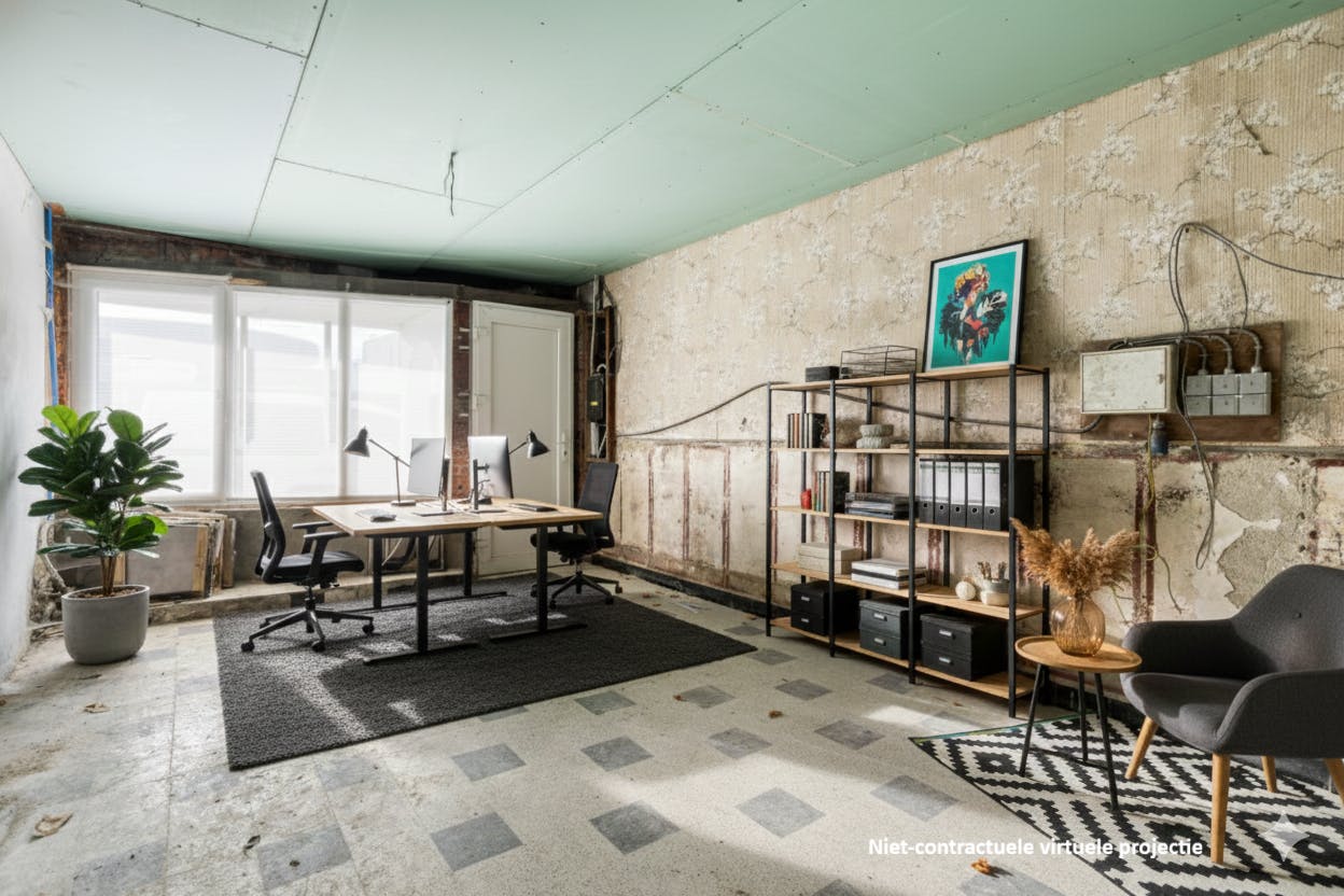 Handelspand met appartement en atelier te koop in Adegem foto 15