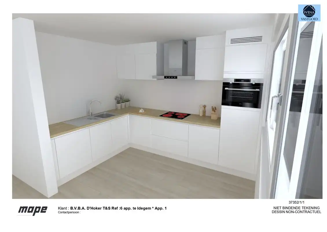 GELIJKVLOERS NIEUWBOUWAPPARTEMENT MET 2 SLAAPKAMERS foto 4