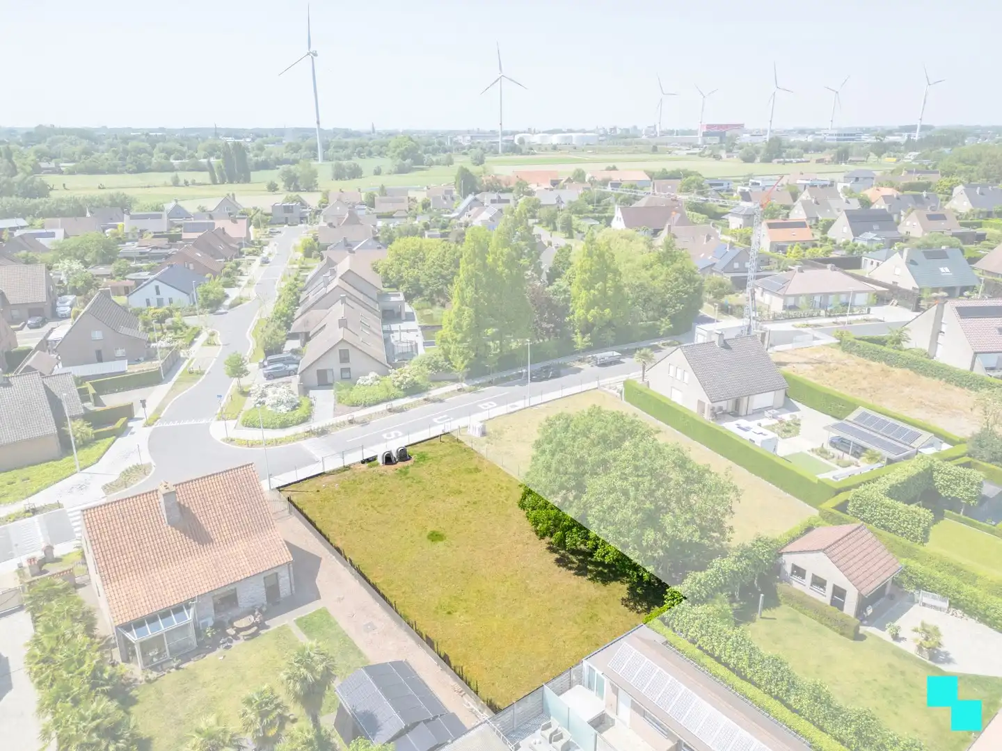 Aantrekkelijk gelegen bouwgrond te Kachtem van 665m² voor open bebouwing foto 6