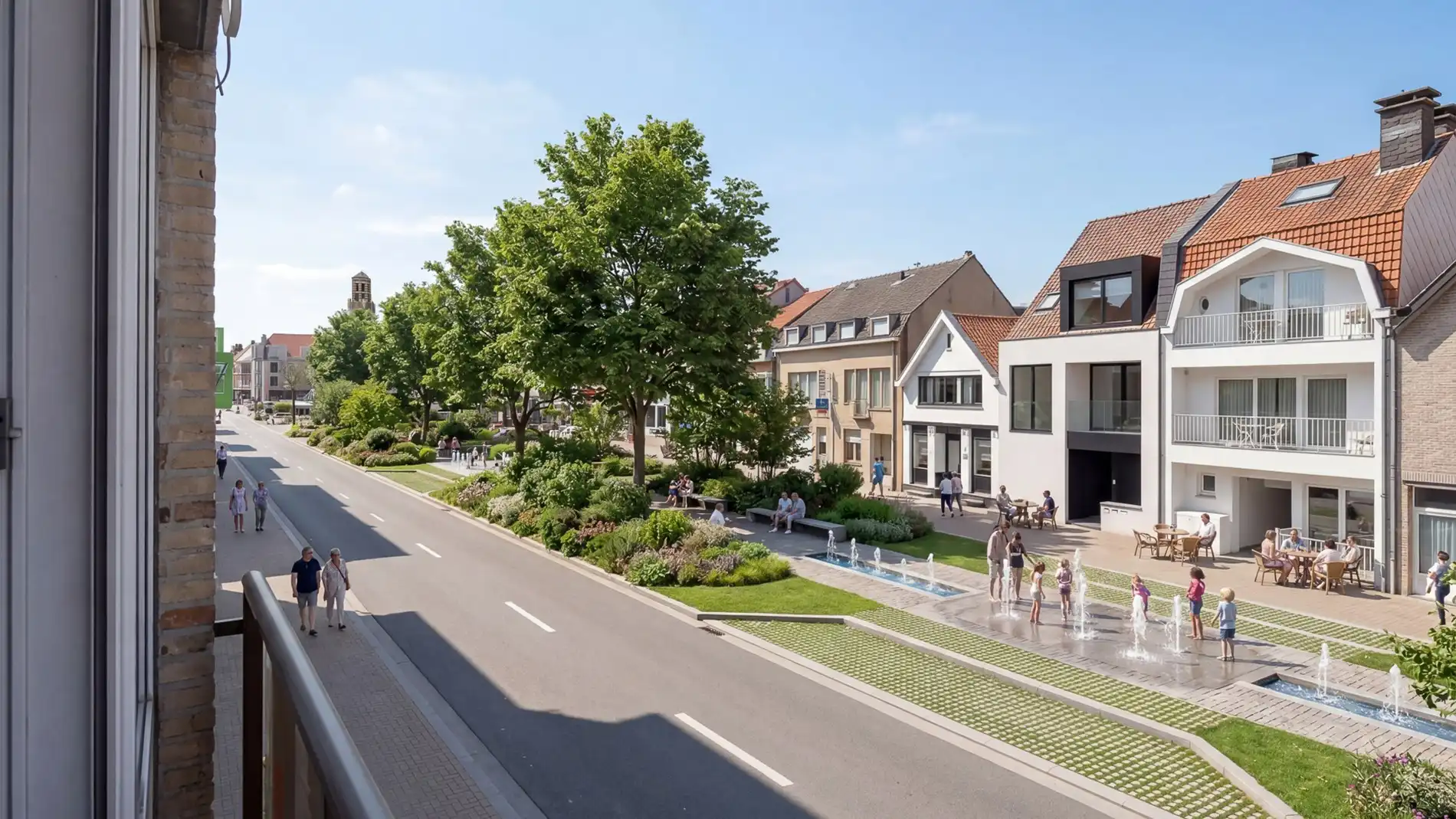 Breed appartement met 2 slpks. in centrum Knokke foto 10