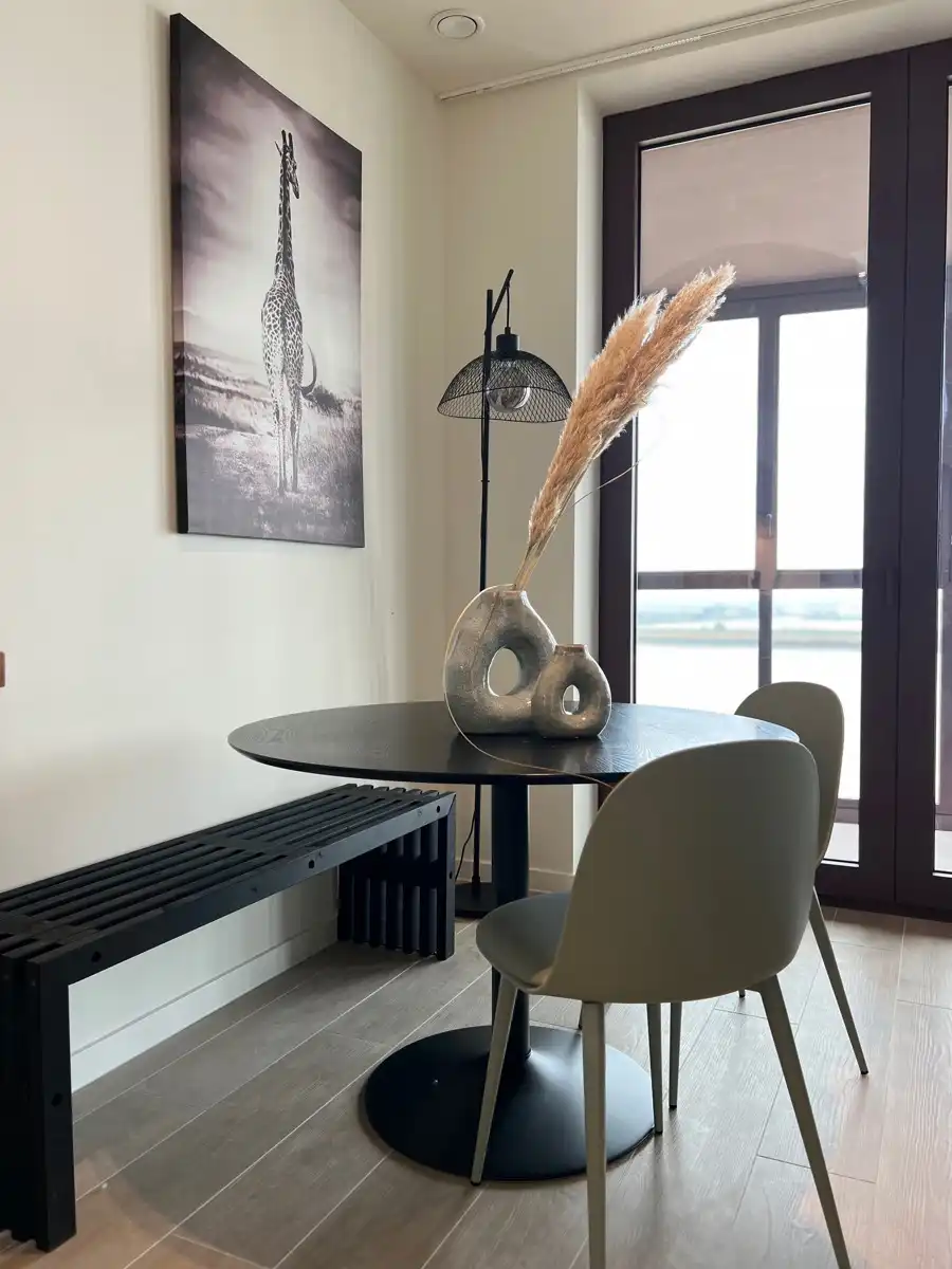 1-slaapkamer gemeubelde studio met zicht op Schelde  foto 4