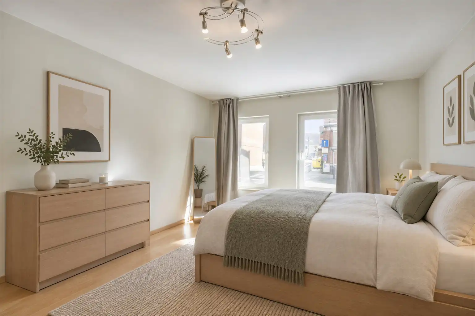 GELIJKVLOERS APPARTEMENT MET 2 SLAAPKAMERS EN GARAGE foto 10