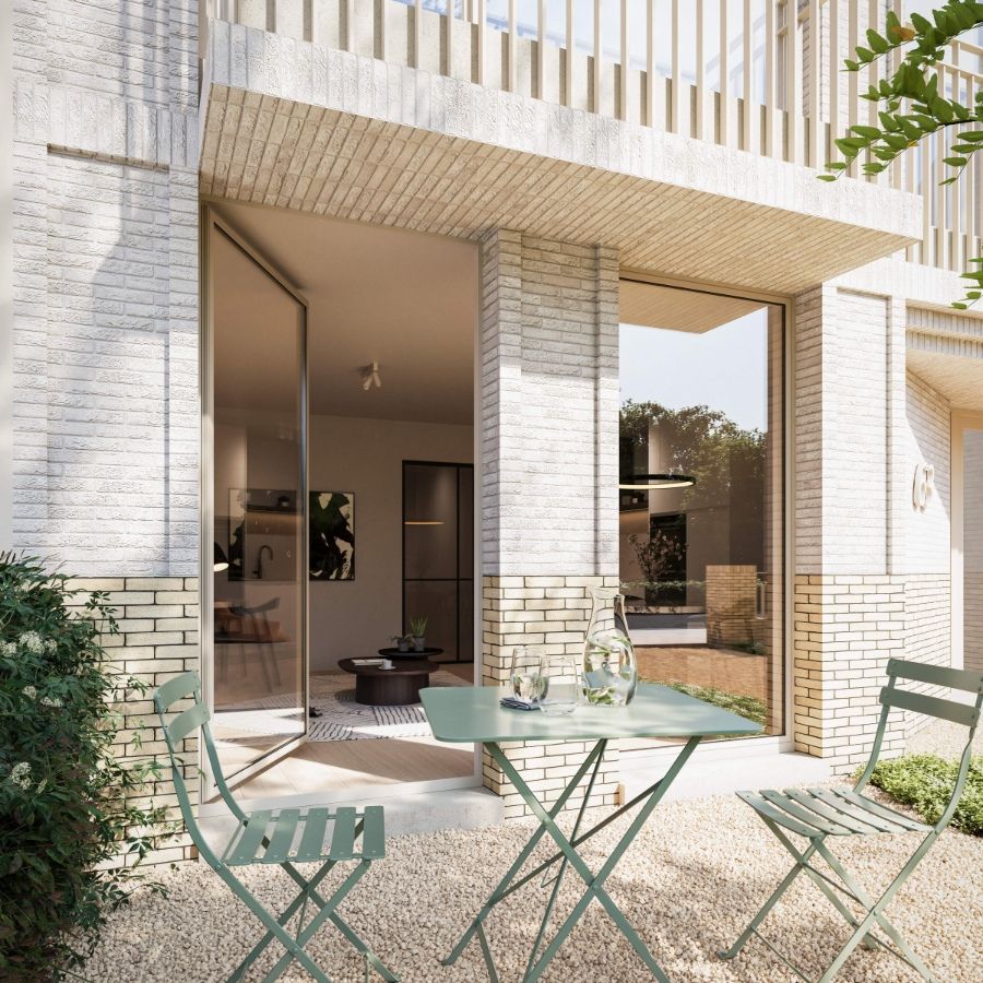 Nieuwbouw gelijkvloers appartement met 2 slaapkamers foto 2
