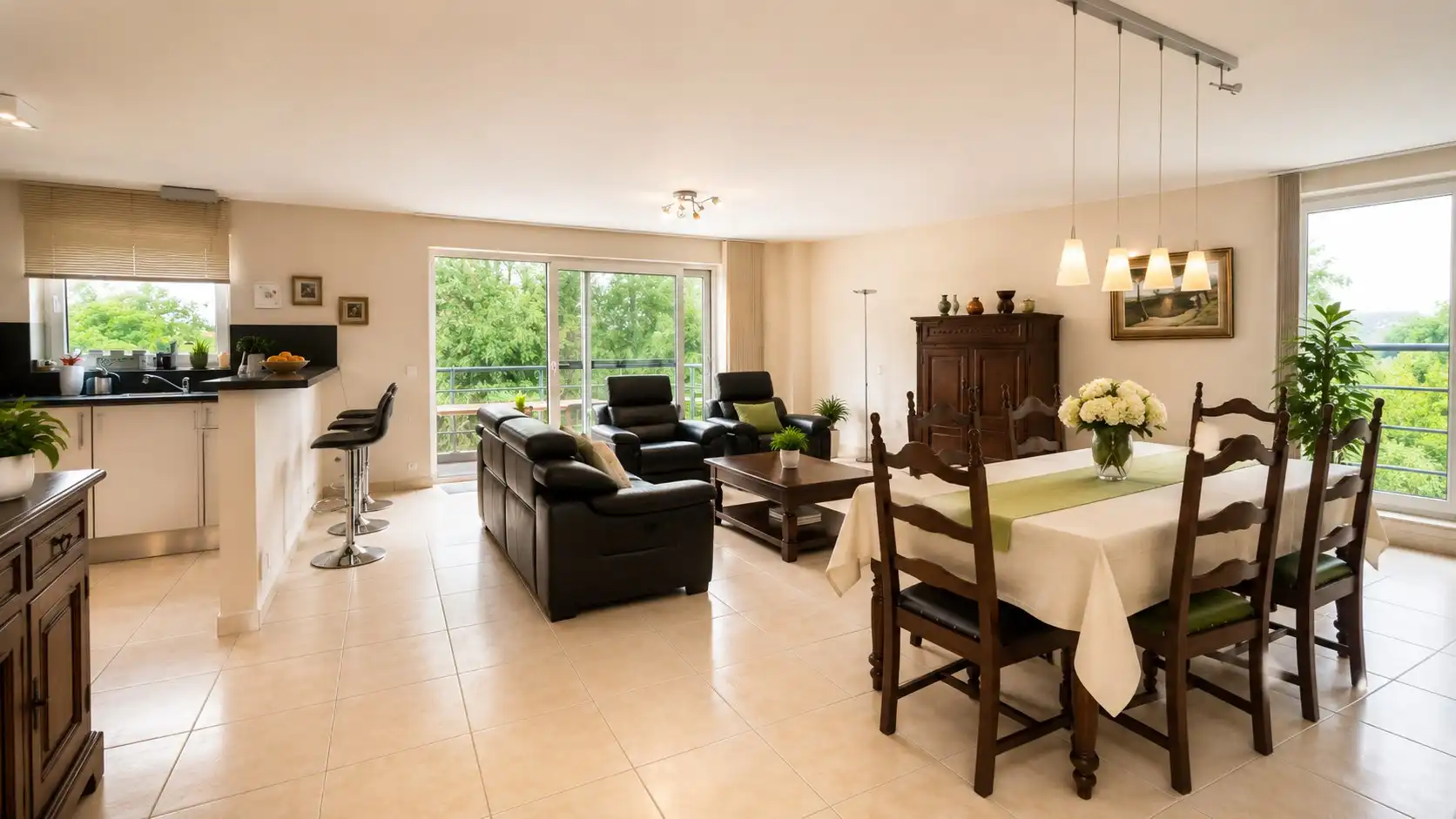 Exclusief appartement van ca. 142 m² met 3 slaapkamers, terras, autostaanplaats en uniek zicht op de Buylaers foto 6
