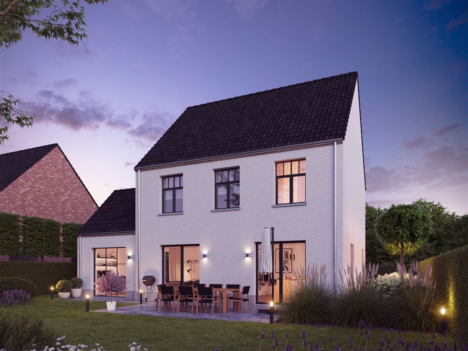 Nieuwbouw villa op 5.371 m² in nieuwe verkaveling bij natuurdomein foto 15