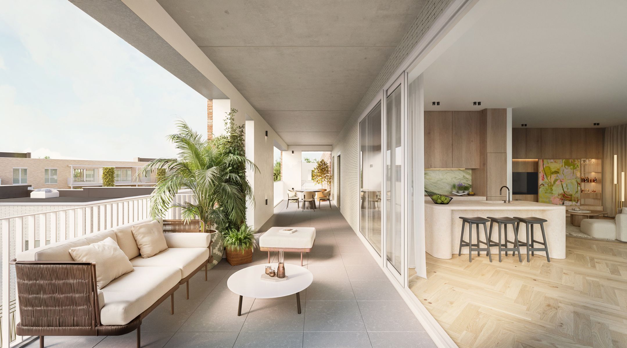 Penthouse te koop foto {{pictureIndex}}