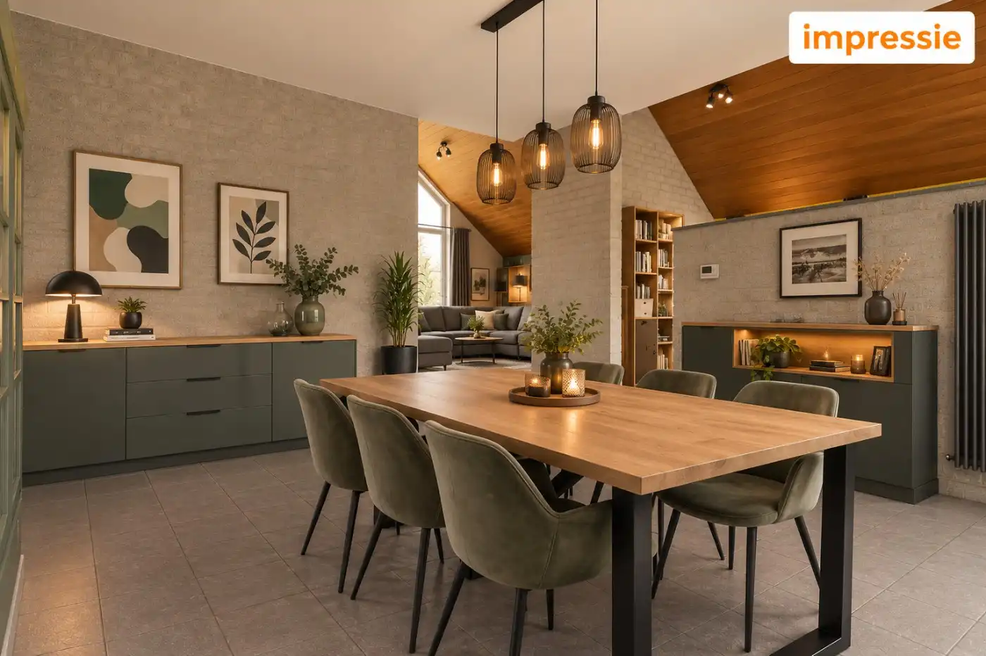 Vrijstaande architectenwoning met 5 slpk., atelier en dubbele garage op ruim perceel met zicht op de velden foto 7