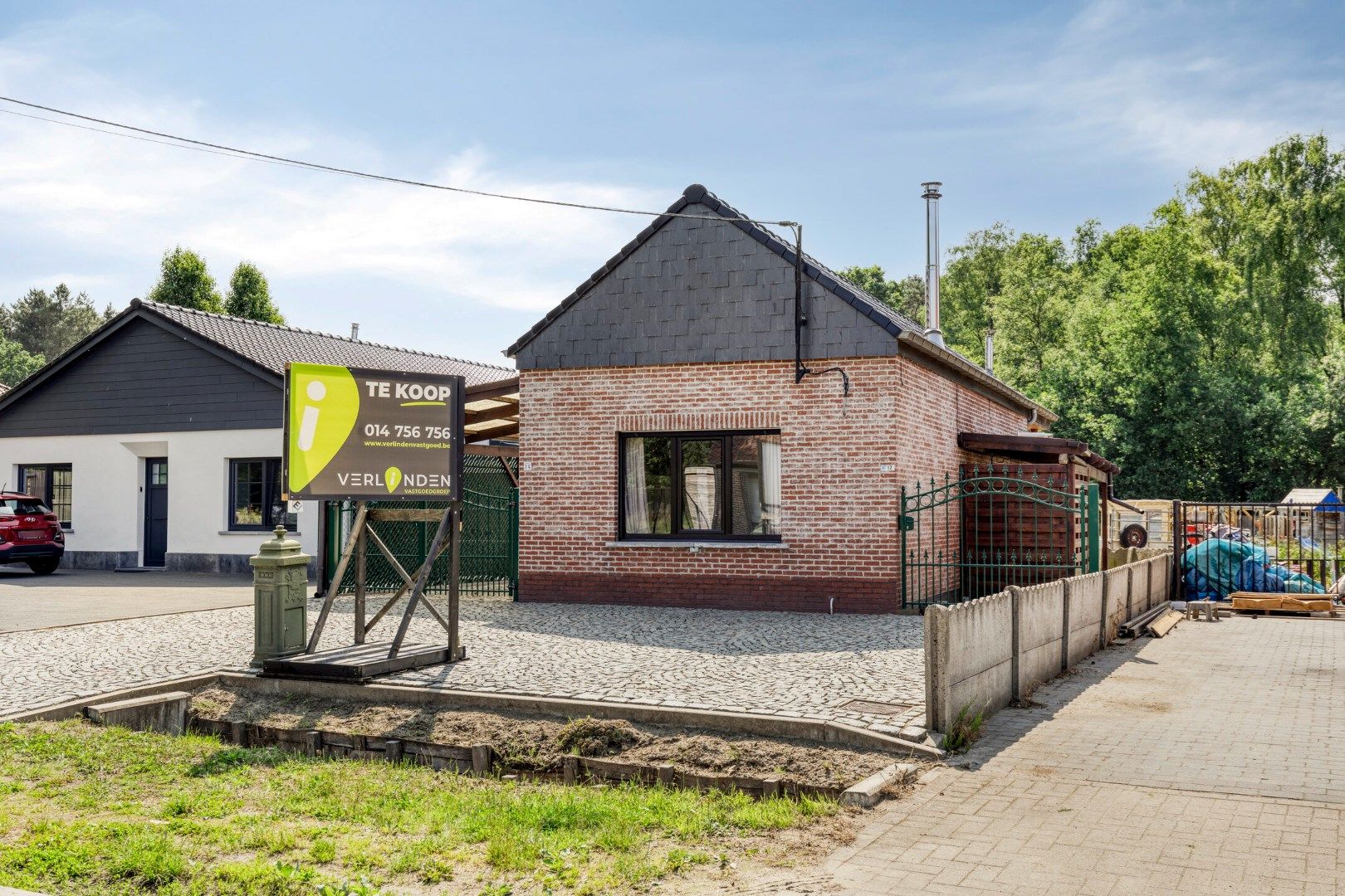 Charmante gelijkvloerse woning met 1 slaapkamer op 219 m² te Sint-Jozef Olen ! foto 2