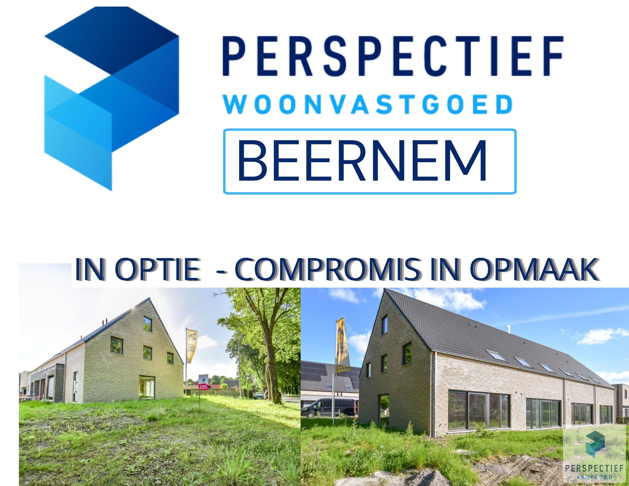 IN OPTIE | COMPROMIS IN OPMAAK | UITERST MOOI GELEGEN NIEUWBOUW - 5 SLPK mogelijk - LOT 1 foto {{pictureIndex}}