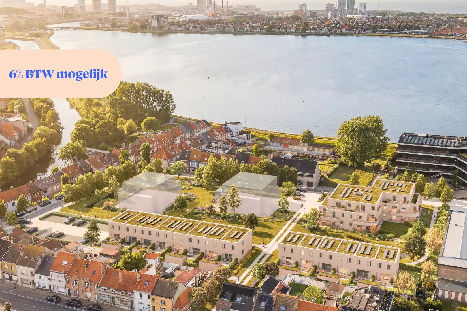 Nieuwbouwproject te Bredene – Exclusief wonen in het groen nabij de Spuikom foto {{pictureIndex}}
