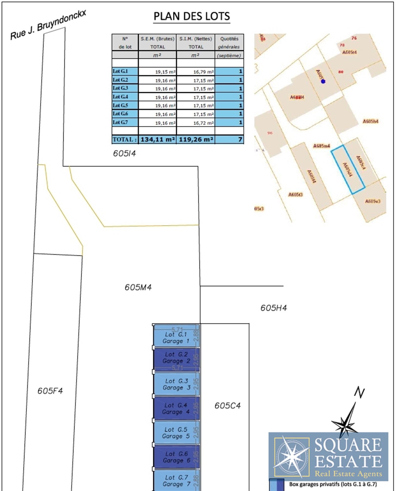 Garage te koop J. Bruyndonckxstraat 84+2 - 1780 WEMMEL