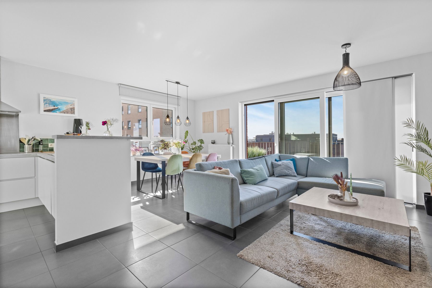 Modern & Lichtrijk 3 slk appartement in trendy  Dok Noord foto 9