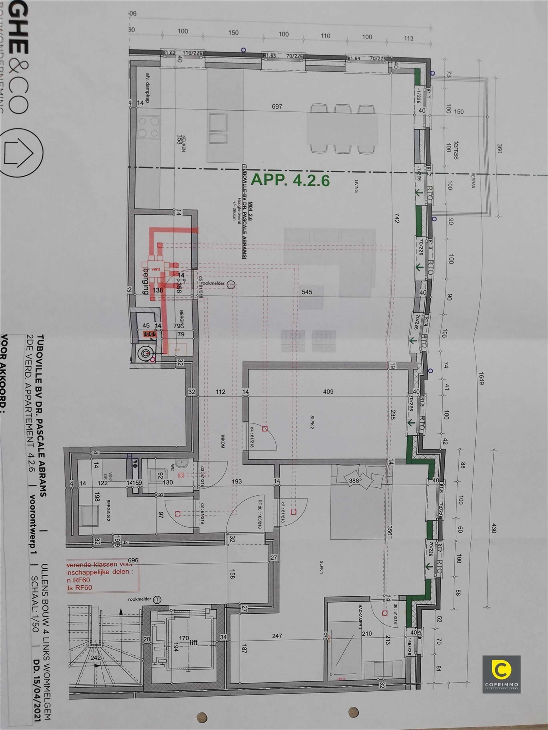 Nieuwbouw 2 slpk app met terras en dubbele autostaanplaats! foto 11