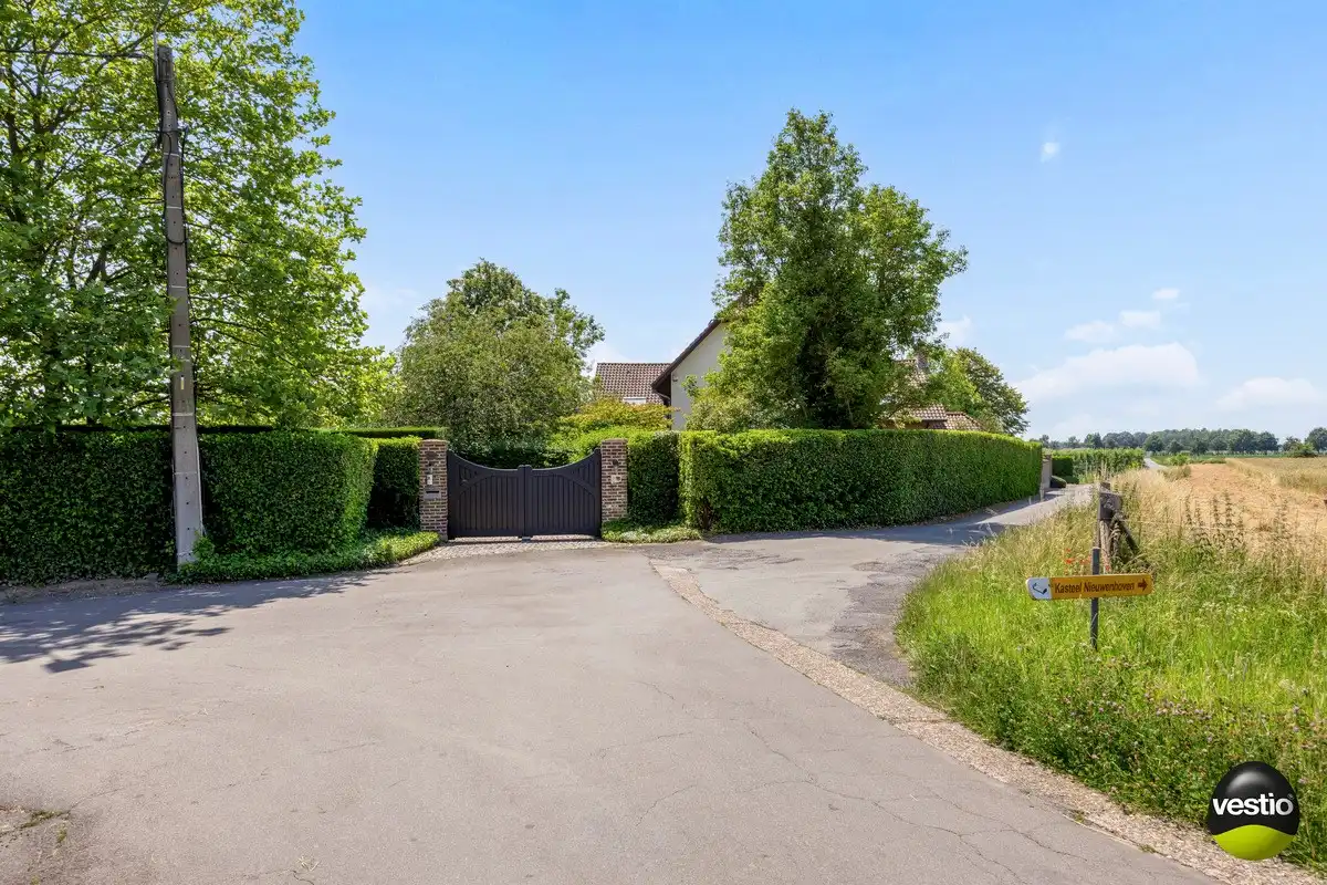 EXCLUSIEVE HOEVE MET MEERDERE WOONGEDEELTES, ATELIER, STALLING en AANPALENDE WEIDE OP CA. 1,6 HECTARE NABIJ DOMEIN NIEUWENHOVEN. foto 9