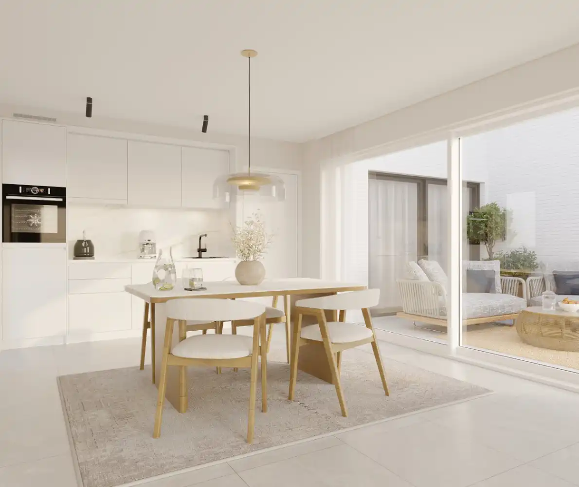 Nieuwbouwproject met vakantiewoningen en appartementen in een groene omgeving. foto 6