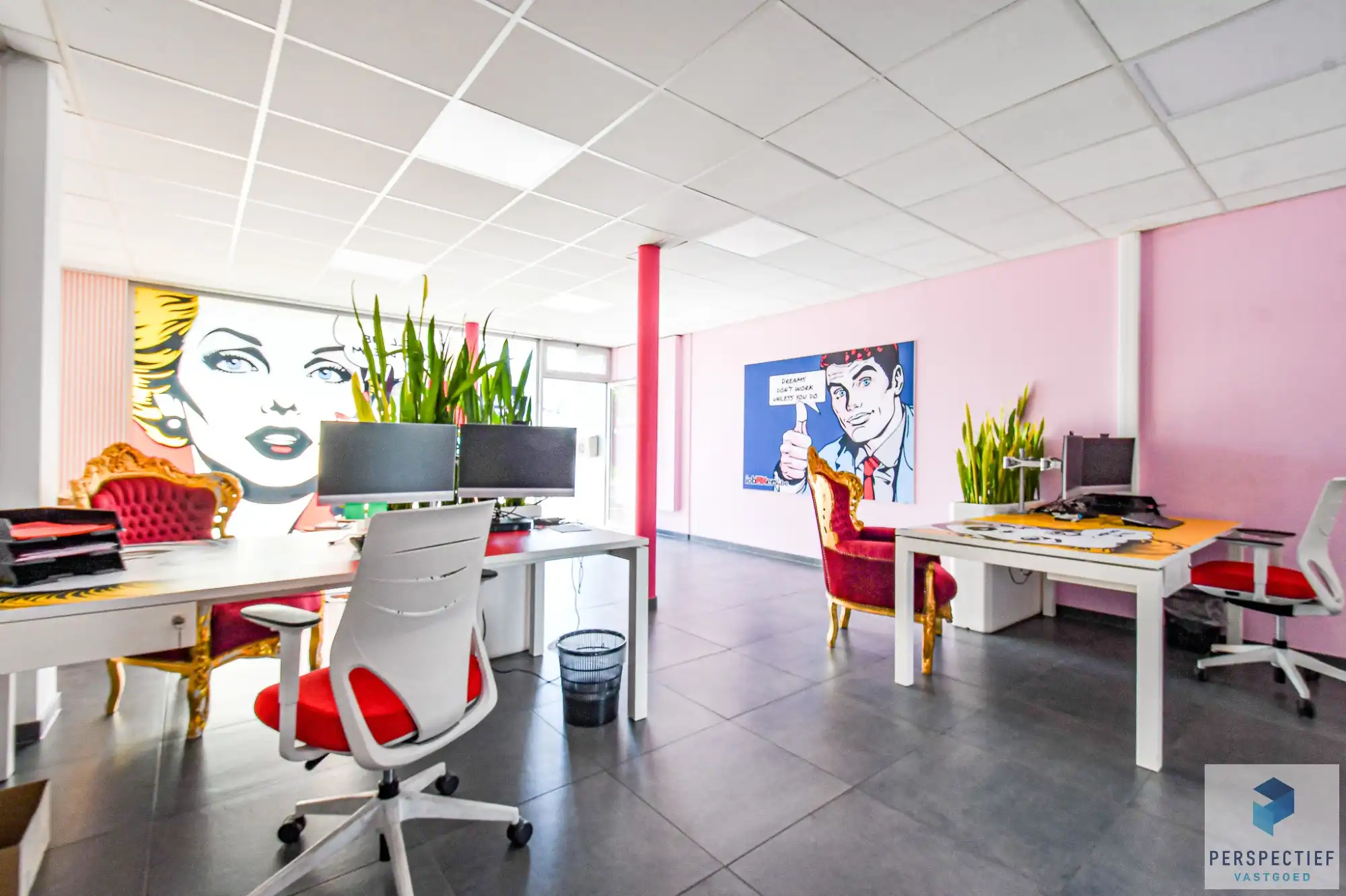 Handelsgelijkvloers en appartement te Adegem foto 2