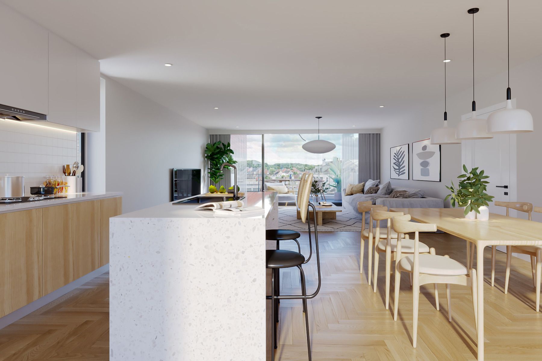 High-end appartement met 3 slaapkamers nabij het Donkmeer foto {{pictureIndex}}