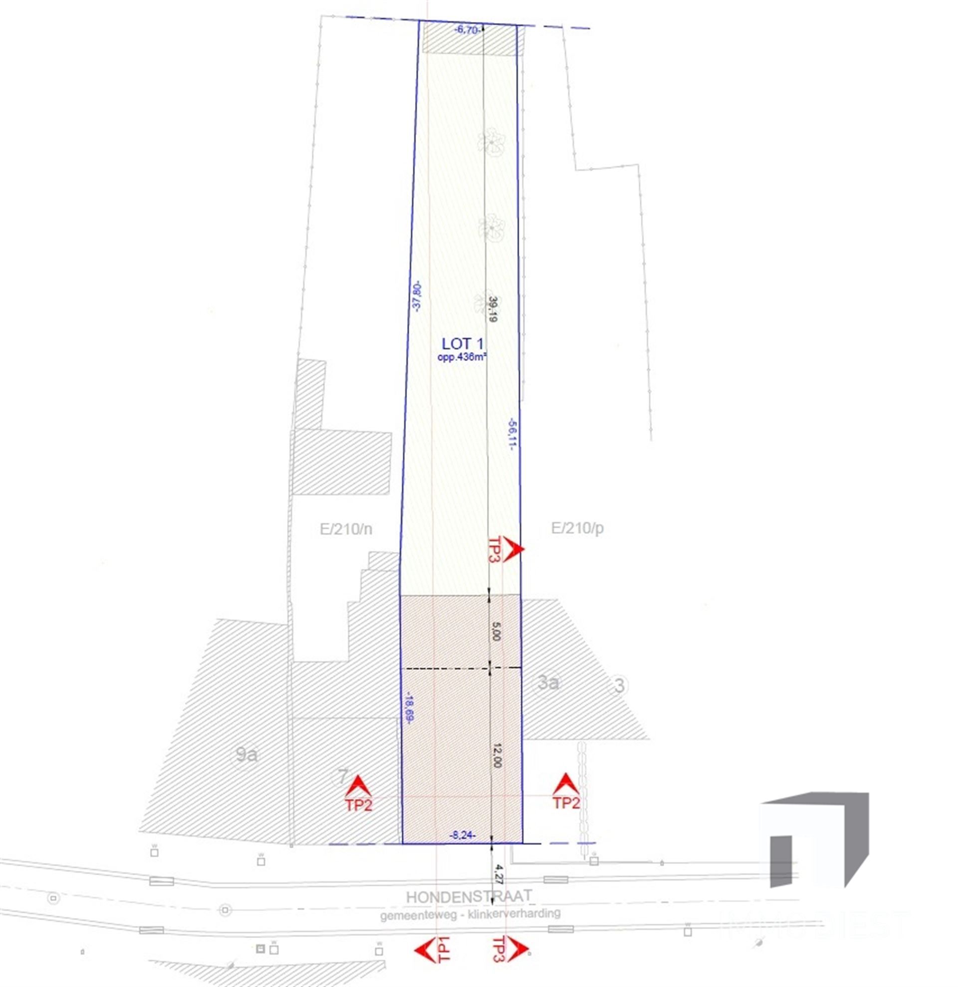 Gunstig gelegen bouwgrond voor gesloten bebouwing op 4a 36ca. foto 4