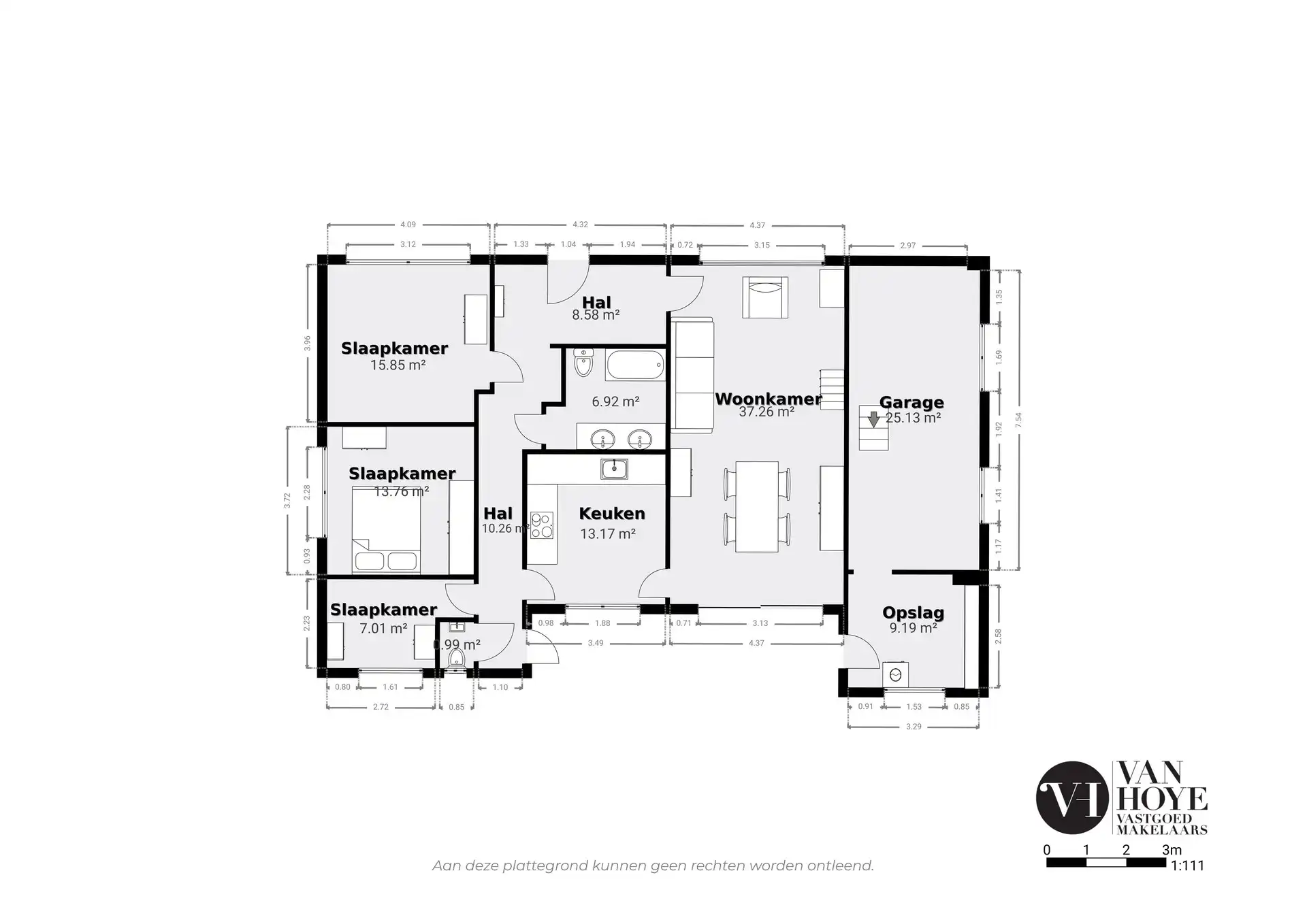 Zeer ruime bungalow met grote zolder, op een perceel van 520 m² met 2 garages, in een rustige straat nabij centrum Hamme foto 24