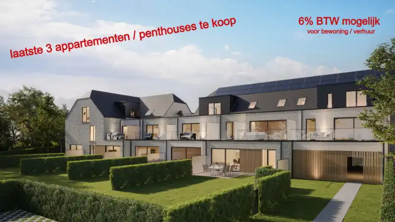 Penthouse nieuwbouw 141m² met terras 8m² op het westen foto 4