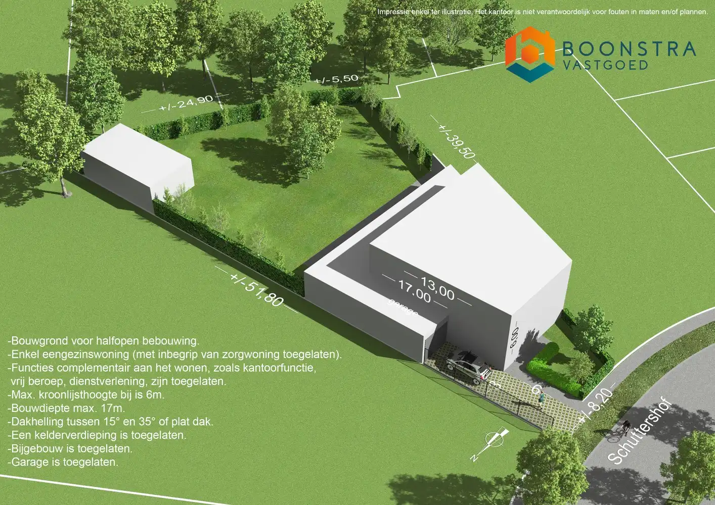 Bouwgrond halfopen bebouwing op perceel van 911 m² te Berlaar foto {{pictureIndex}}