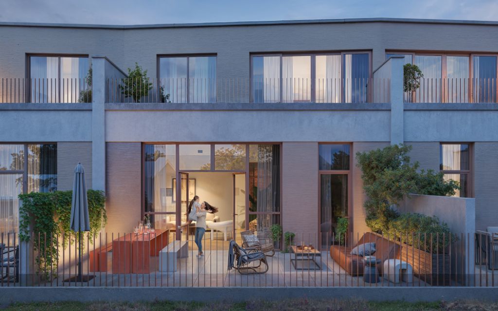 VERLAAGDE BTW-REGEL VAN 6% TEM. JUNI - Unieke kans! - 2-slaapkamerappartementen in een reconversieproject van een voormalige textielfabriek met aangename terrassen en gemeenschappelijke tuin. foto 6